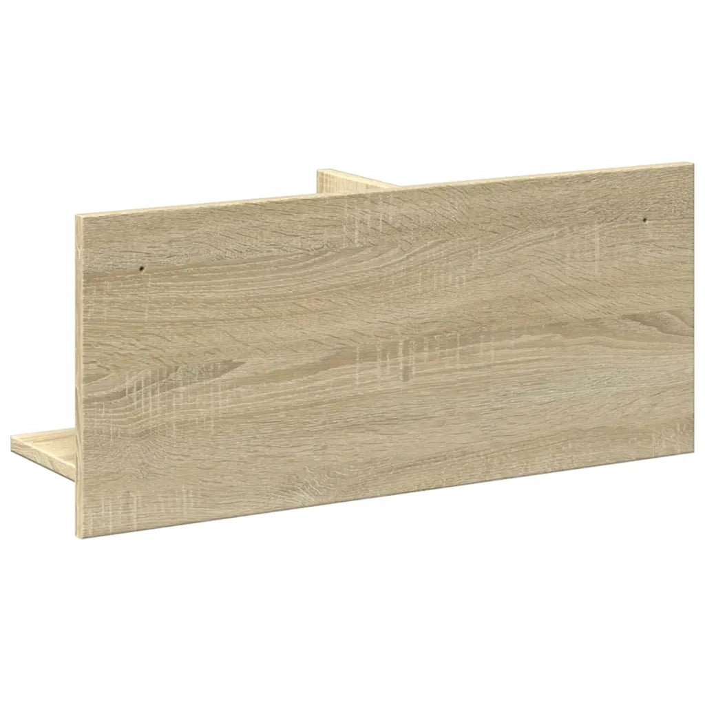 Mobile a Parete 70x16,5x30cm Rovere Sonoma in Legno Multistrato 854852
