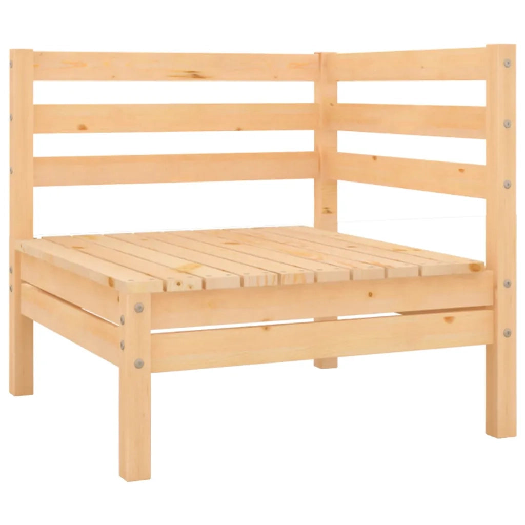 Set Salotto da Giardino 4 pz | Set di Mobili da Esterno in Legno Massello di Pino