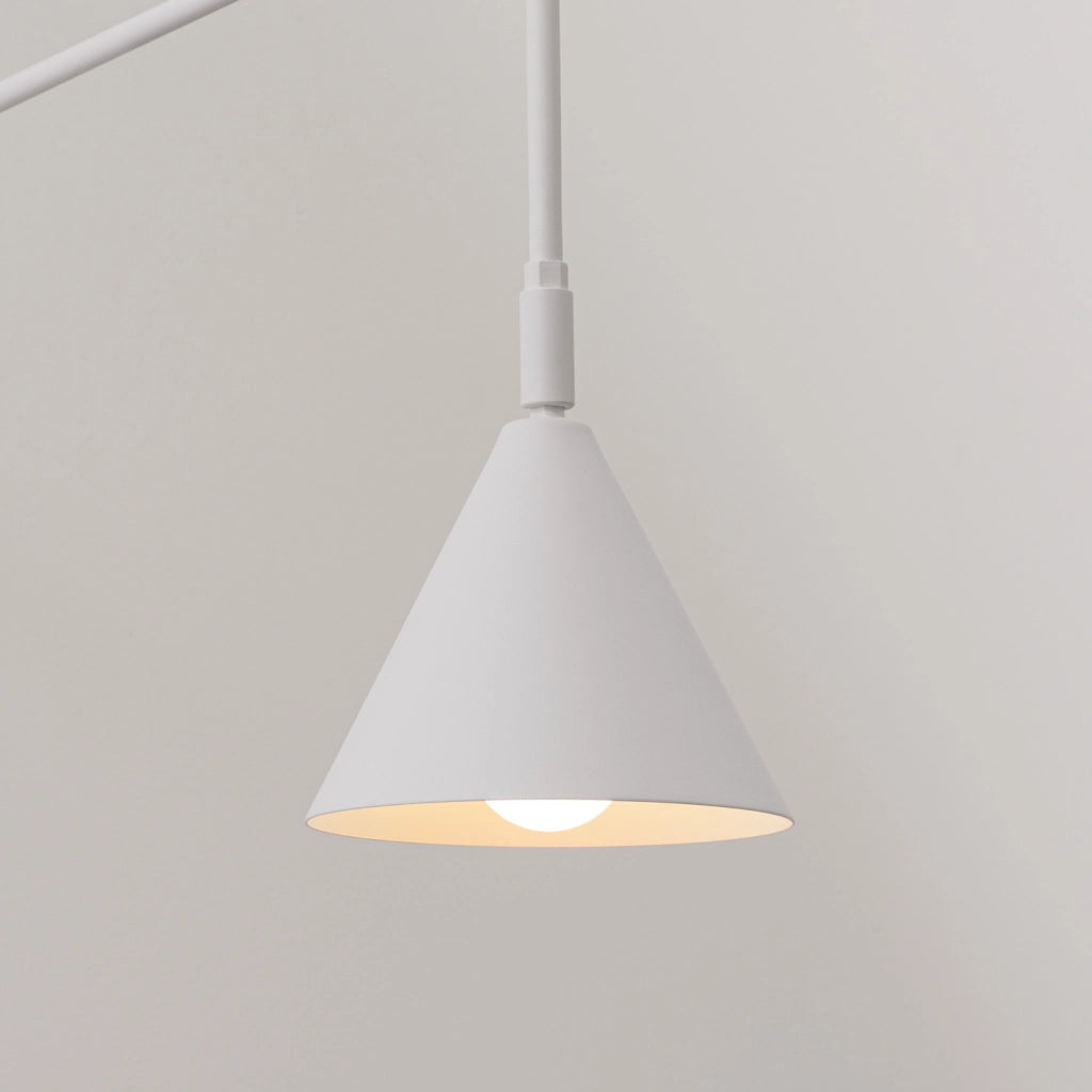 Lampada da parete NOX in acciaio bianco opaco E14 10W LED Design moderno