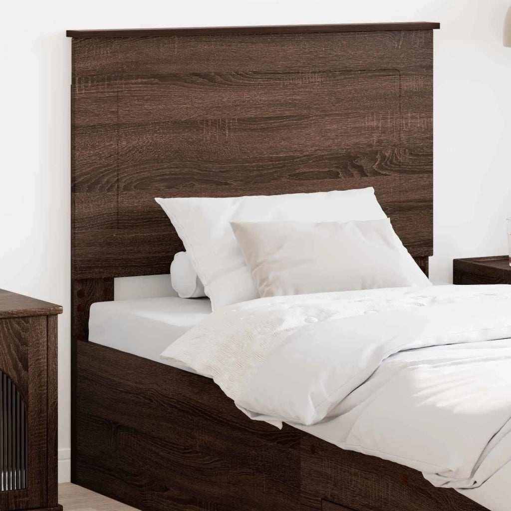 Testiera | Testata Quercia marrone 100 cm Legno ingegnerizzato