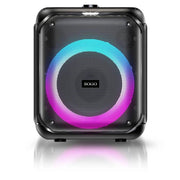 Cassa Bluetooth portatile da 8 pollici con tweeter, 300W PMPO, karaoke, luci LED RGB e radio FM - SOGO