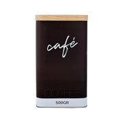 Contenitore per caffe marrone/bamboo 500 gr
