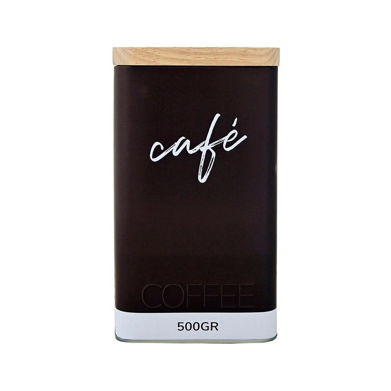 Contenitore per caffe marrone/bamboo 500 gr