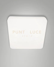 FOLK  PLAFONIERA BIANCA L.28X28CM A LED 27W 3000K 2500LM IP65