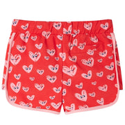 Pantaloncini per Bambini con Coulisse Rossi 140 11238