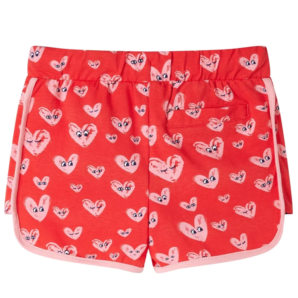 Pantaloncini per Bambini con Coulisse Rossi 140 11238