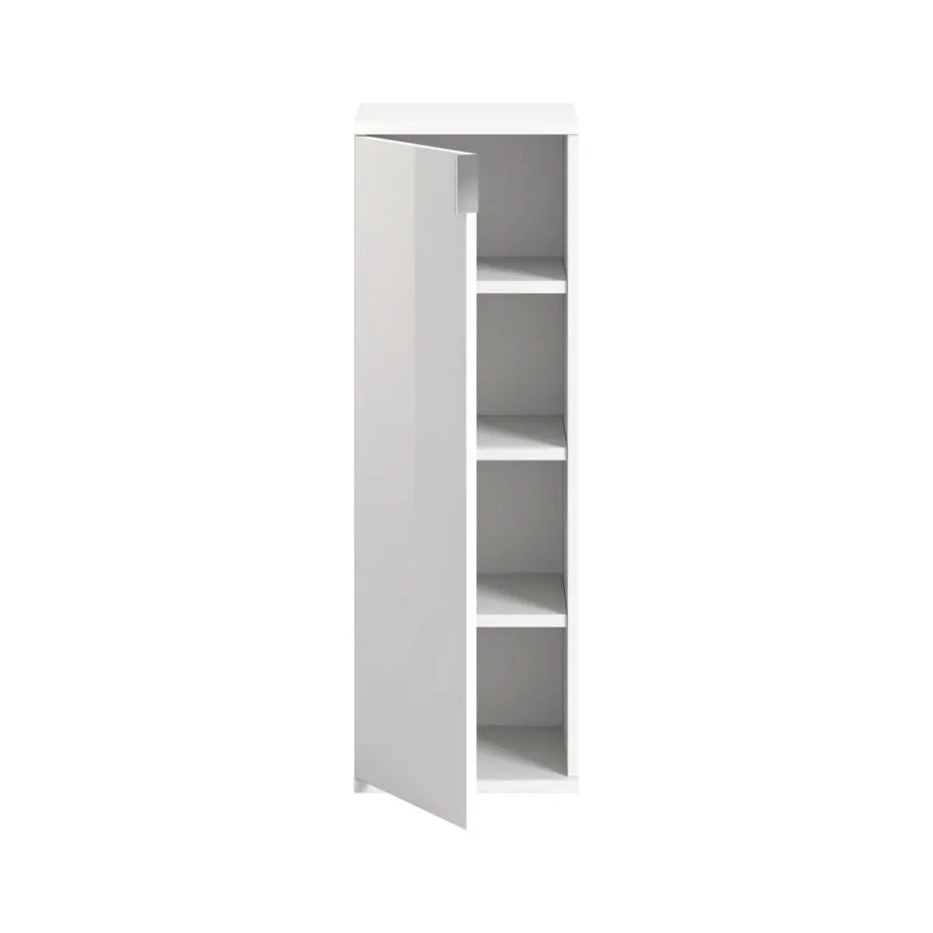 Mobile contenitore BODITE – 1 porta – Bianco lucido – Compatto e moderno