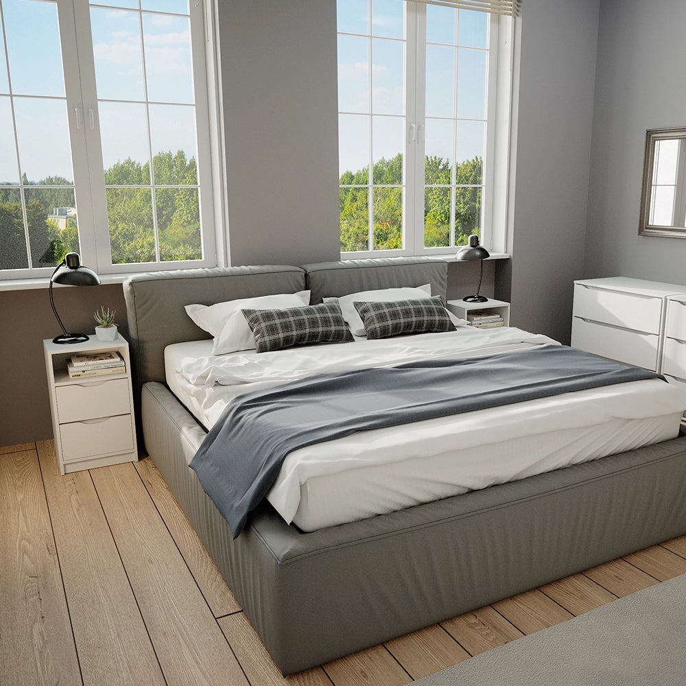 Vicco Comodini camera da letto Bianco 38 x 66.6 cm Set di 2