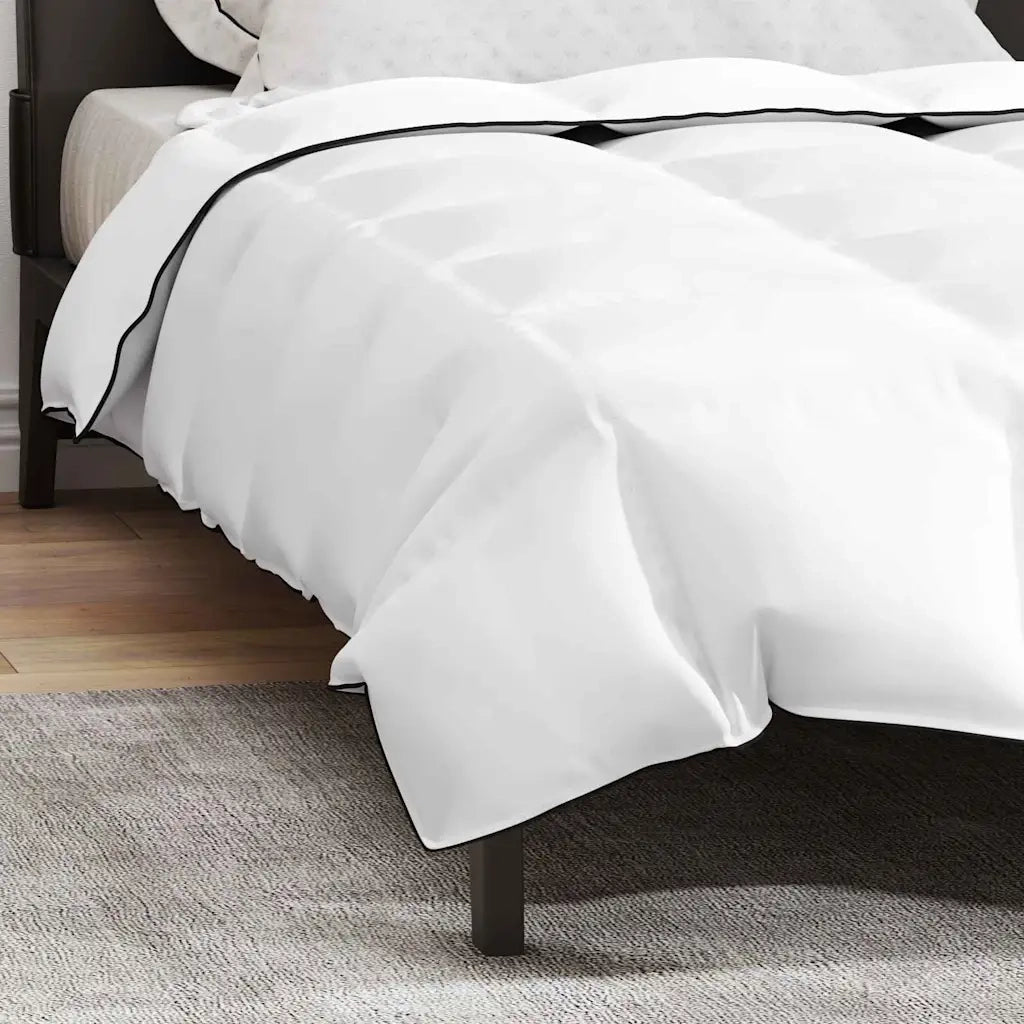 Piumone | Duvet Invernale Bianco 155 x 200 cm Piuma