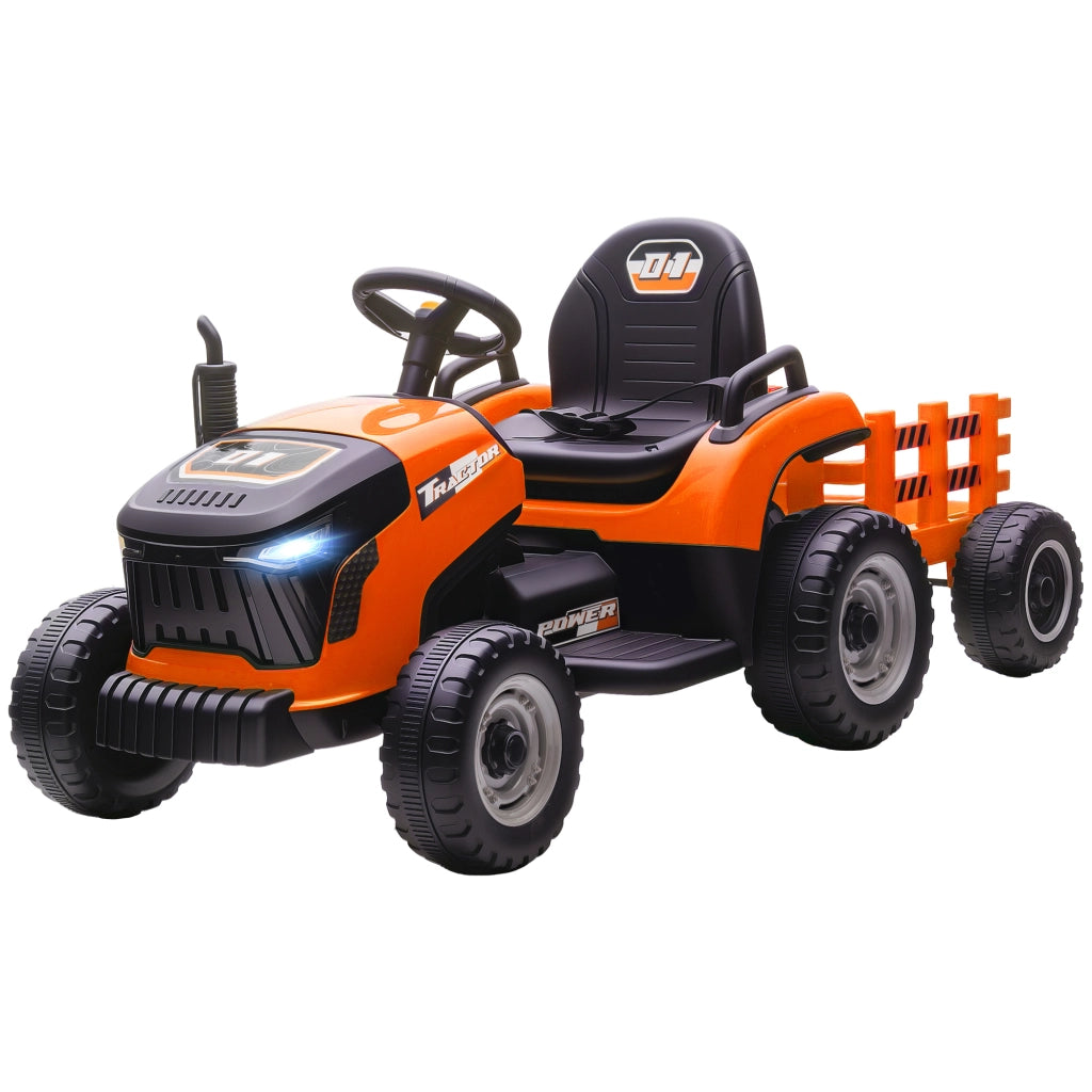 Trattore per Bambini Elettrico ¨C zephmum ¨C Arancione