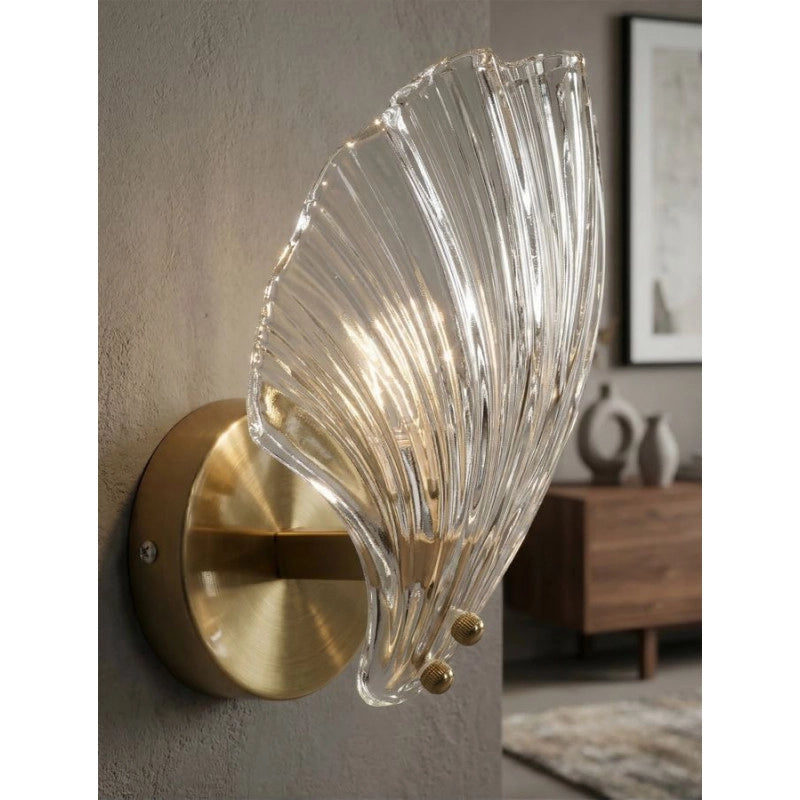 Lampadelle A Da Muro Shell cm 20x14x22
