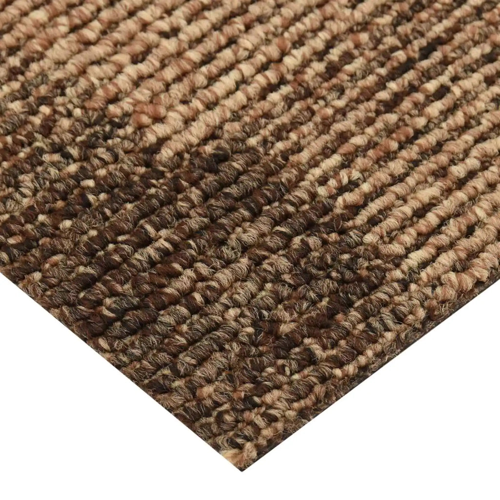 Moquette per pavimenti 20 pcs Marrone 50 x 50 cm PP 42046765