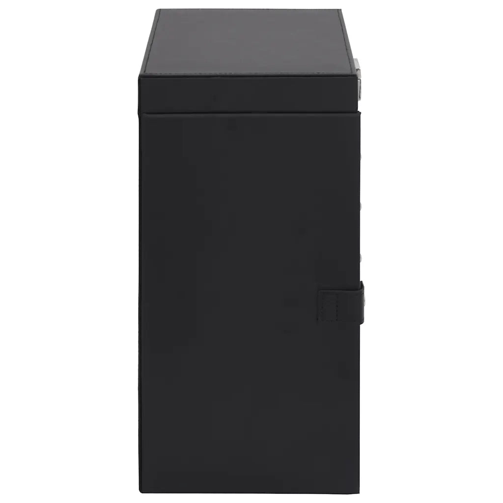 Portagioie a 6 Strati con Specchio Chiudibile a Specchio Nero 4103565