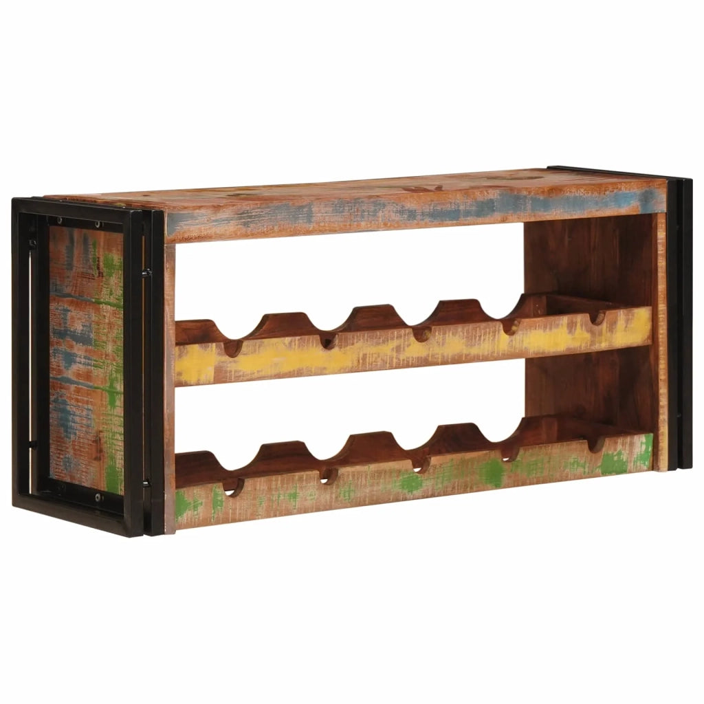 Portabottiglie 100 x 45 x 33 cm Legno massello riciclato CFW5927877