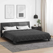 Duvet Estivo Antracite 220 x 200 cm Microfibra 42025412
