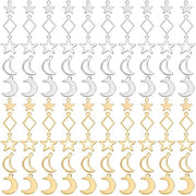Set di 100 Bicchieri in Acciaio Inossidabile con Disegni Stella e Luna