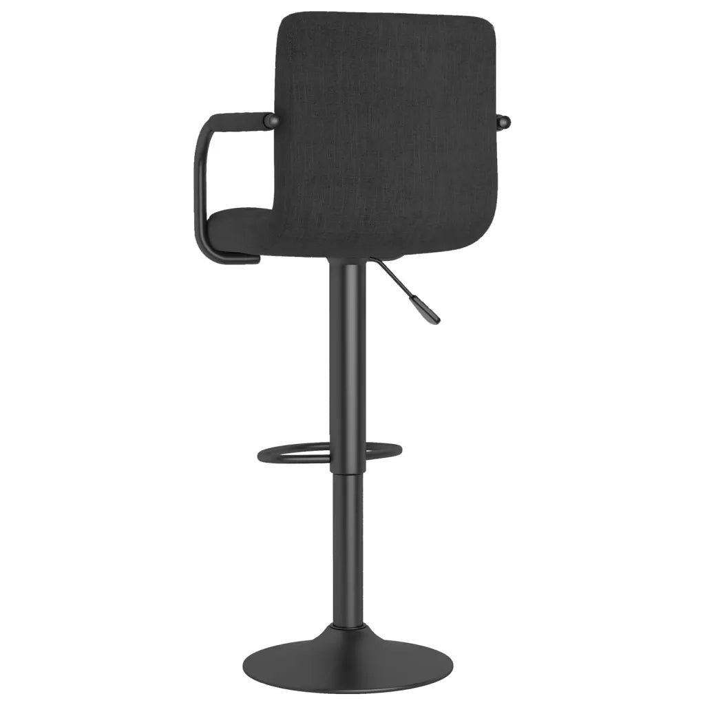 Sgabello da Bar Nero in Tessuto 334631