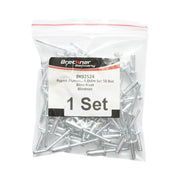 Rivetti a strappo in alluminio 4,8x12,7 mm, 50 pezzi/set Breckner Germany