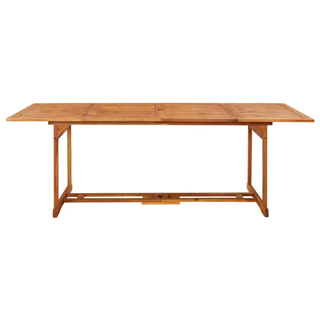 Set da Pranzo da Giardino 9 pz 220x90x75 cm Massello di Acacia 3086988