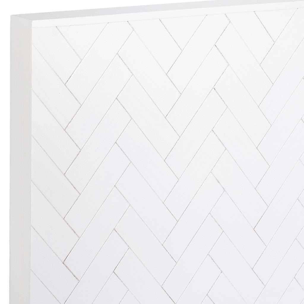Testiera in legno bianco 160x07x100