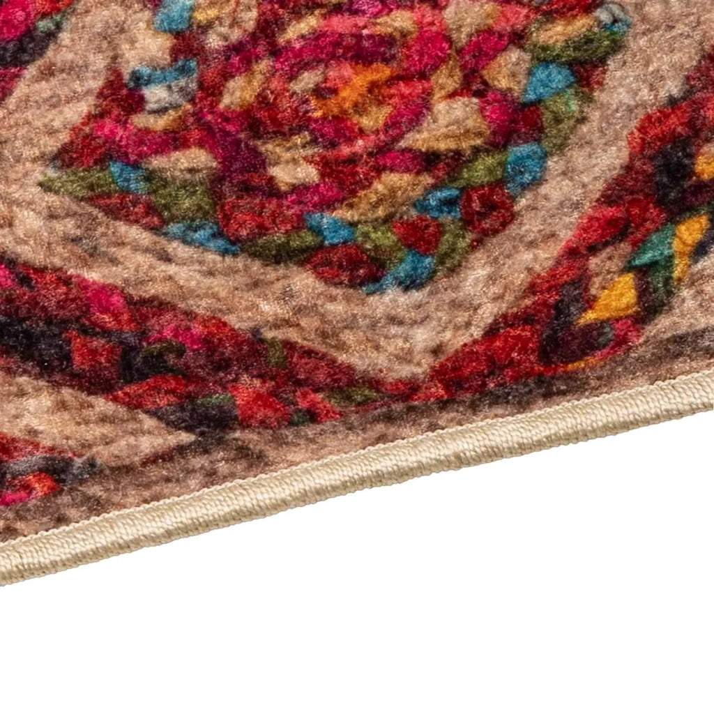 Runner Tappeto MARSA Multicolore 50 x 100 cm Poliestere e PVC 42023256