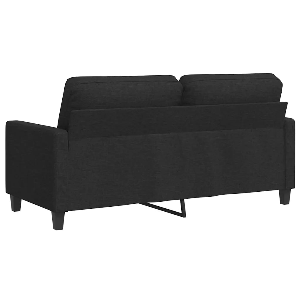Divano a 2 Posti-Sofa 2 Posti Nero 120 cm in Tessuto 789946
