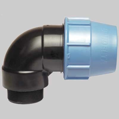RACCORDO A GOMITO MASCHIO PLASTICA  110 x 4     UNIDELTA