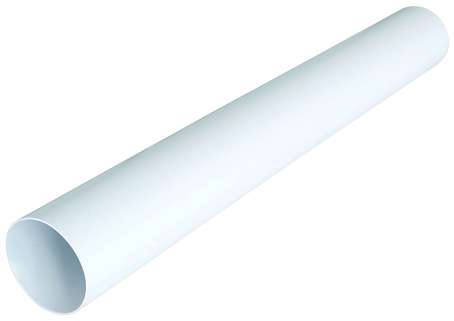 TUBO PER AERAZIONE CANALIZZATA ø mm. 125, mt.1 col. Bianco