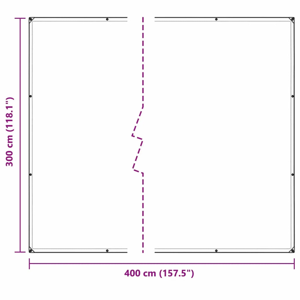 Copertura per Piante Trasparente 3 x 4 m PE 3429275