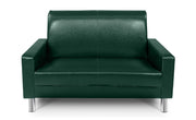 Divano 2 posti in ecopelle verde abete - Charlie DI-CHA38PU