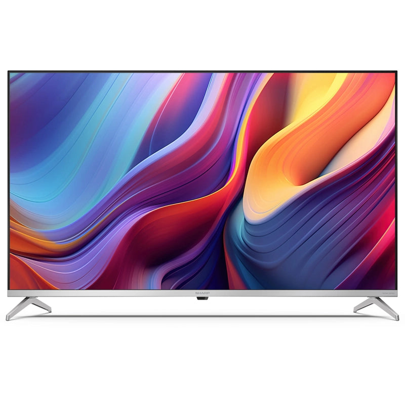 SHARP 55GP6260E - 55" GOOGLE TV QLED 4K - FRAMELESS - TV SAT CERTIFICATO - HDR - AUDIO HARMAN KARDON - ARGENTO - IT