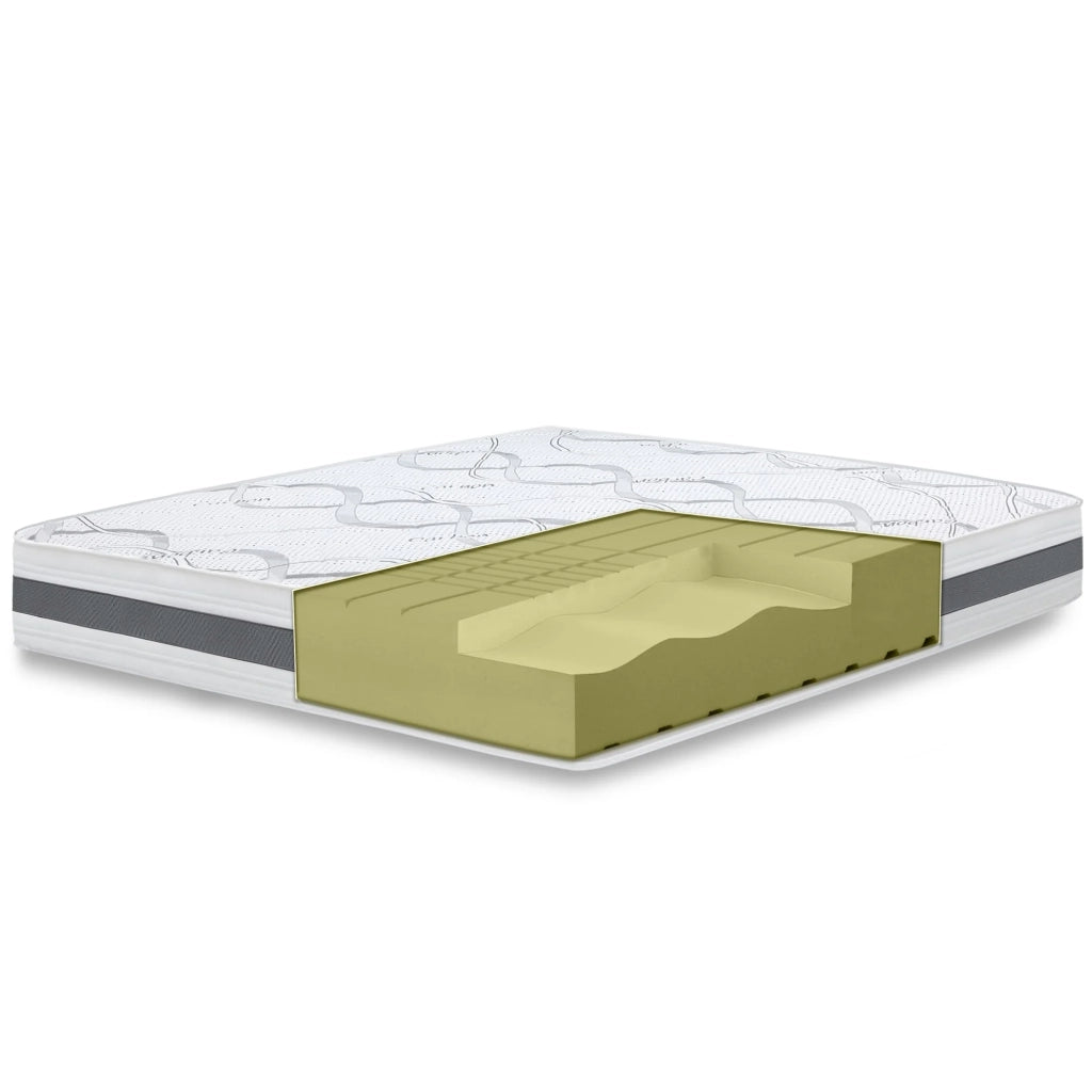 Materasso Singolo 75x190 cm a Media Rigidita' | Altezza 20 cm | Tessuto Anallergico e Traspirante | Proprieta' Ortopediche e Automodellanti | Prodotto in Italia