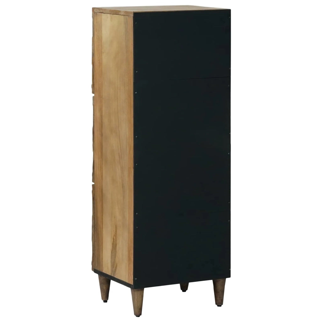 Mobile Alto Marrone 40 x 33,5 x 110 cm Legno di mango massello 4018361