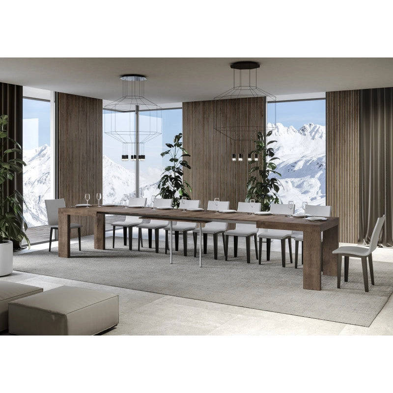 Tavolo allungabile 200/460x90 cm Roxell - Noce