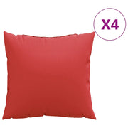 Cuscini per Divano 4 pz | Cuscini per sedie Rossi 60x60 cm in Tessuto