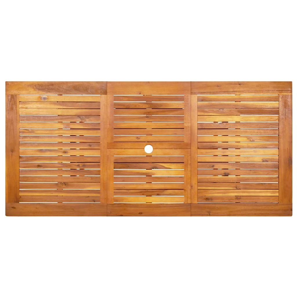 Set da pranzo da esterno con ombrellone 6 pz 3438533