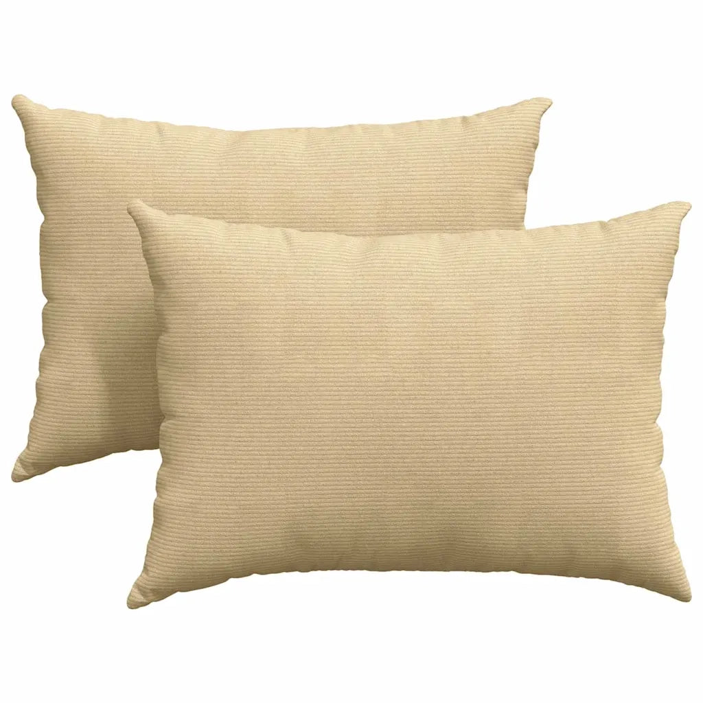 Cuscini da Divano 2 pz-Set di 2 Cuscini per Sofa Grigio Verde 70 x 50 cm