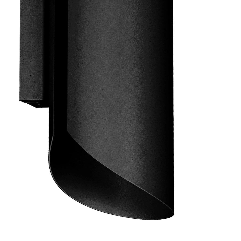 Applique nera Barbos 2xG9 metallo IP20 Luminex