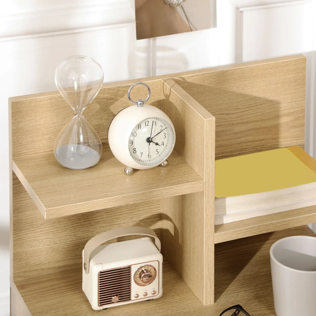 Comodino con Cassetto e Ripiani Aperti ¨C Minimal ¨C 45x35x73 cm