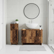 Set di Armadi da Bagno da 2 Pezzi EDE Legno antico 3417664