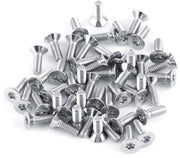 Viti a testa piatta M4 - 50 pezzi - Acciaio inossidabile - Sferica - Sterzo - 7 dimensioni (8-30mm) - Viti per macchina