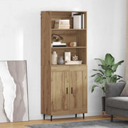 Credenza-Buffet-Armadio da cucina Rovere artigianale 69,5 x 34 x 180 cm 490943