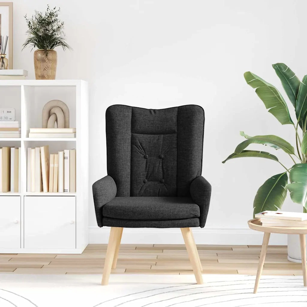 poltrona Nero 63 x 67 x 94 cm Tessuto e compensato 42001826