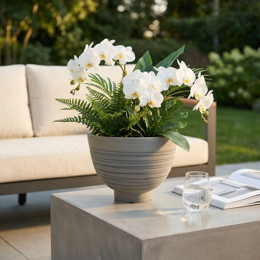 Vaso grande in Fibra sintetica cm 45x45x32 - WIL