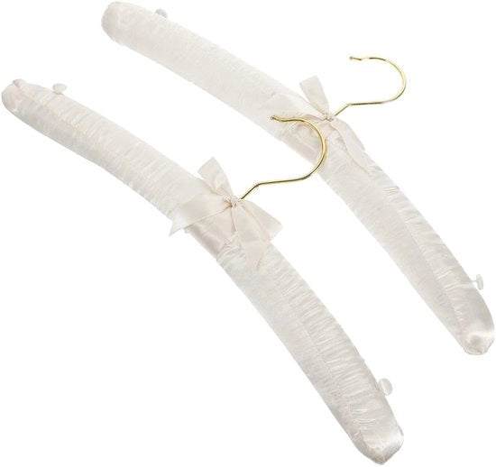 Hanger antiscivolo per abiti in set di 2 pezzi con manico a velluto