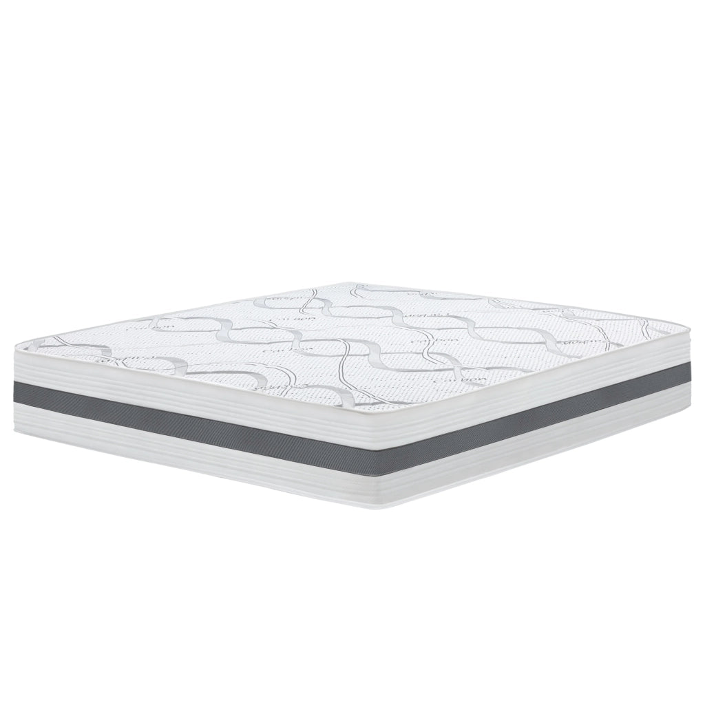 Materasso in Memory Foam Matrimoniale Francese 140x205 Altezza 22 cm | Rigidità media/alta | Tessuto Anallergico e Traspirante | Proprieta' Ortopediche Automodellanti | Prodotto in Italia