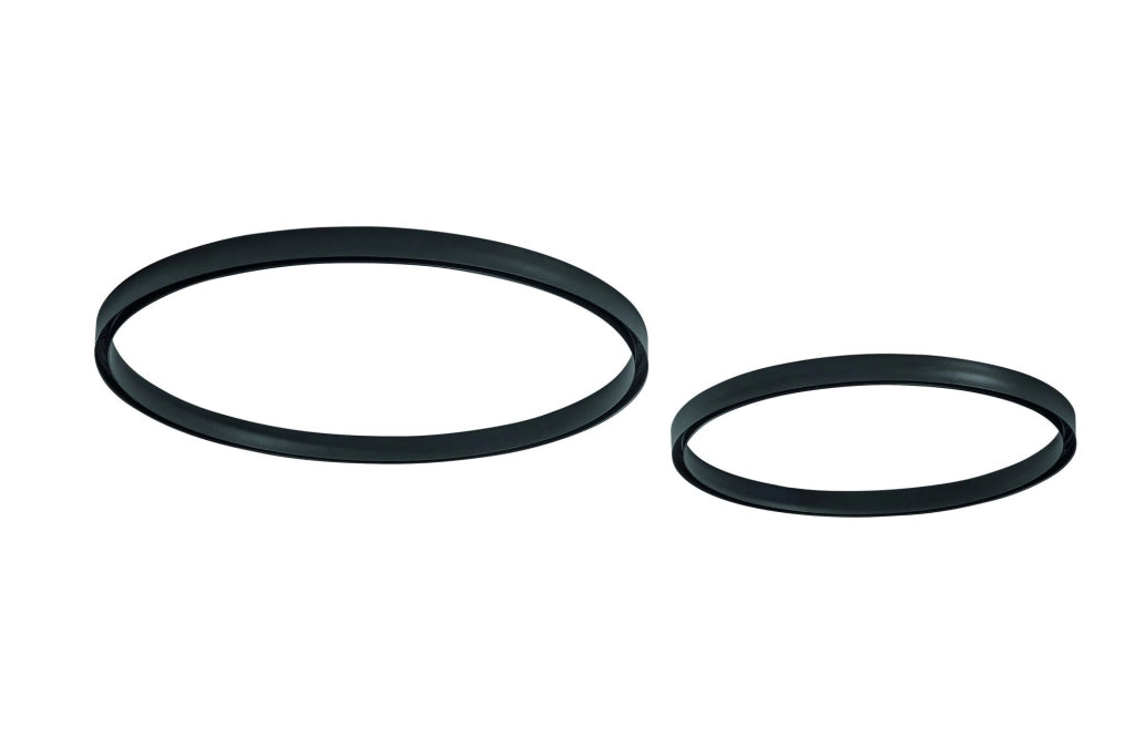 BINARIO CIRCOLARE R100 A SUPERFICIE NERO