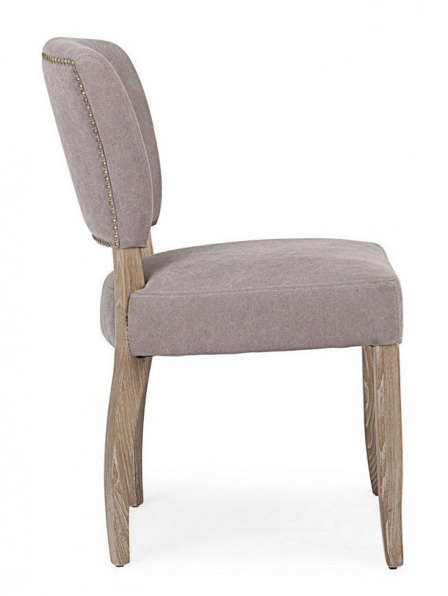 Set 2 Sedie 52x63x90h cm Maratriz Grigio