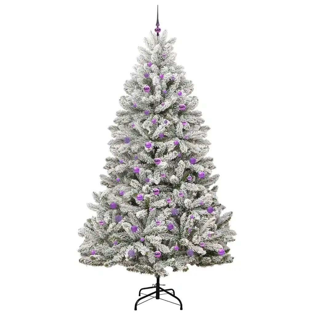 Albero di Natale artificiale con 300 LED Verde e Bianco 240 cm 3395772