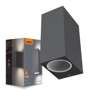 Applique esterna su/giù 2xGU10 alluminio IP54 Aron Videx
